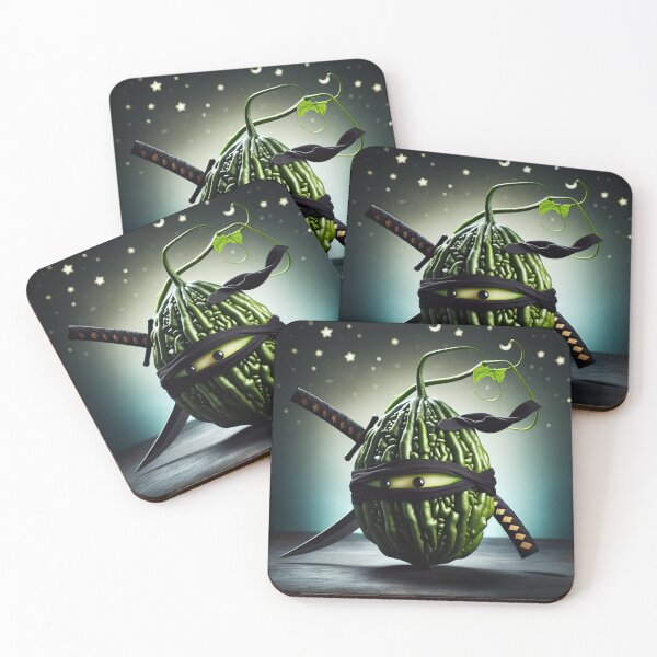 Item preview, Fierce Veggies: Bitter Melon Ninja designed and sold by nature. electrified..