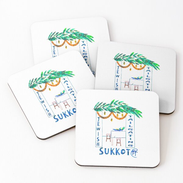 Item preview, Sukkot Jewish Tailgating Art designed and sold by Kalli Taub Art.