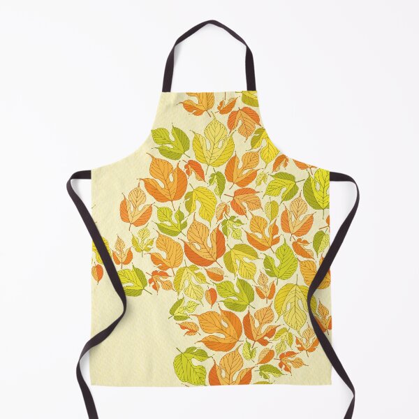 Item preview, Colorful Fall Hand Drawn Stylized Mulberry Leaves Pattern designed and sold by schorrnuff.