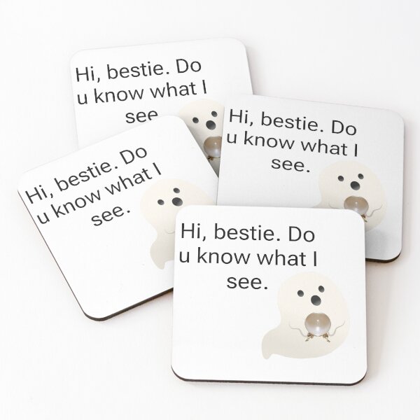 Item preview, Ghost bestie designed and sold by UniDreams.
