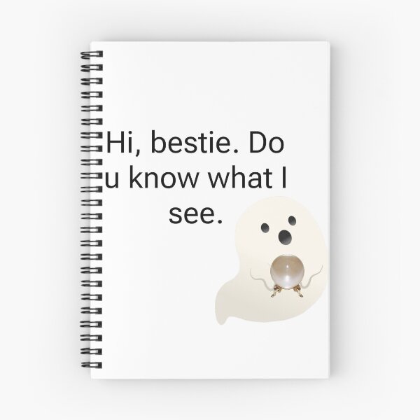 Item preview, Ghost bestie designed and sold by UniDreams.