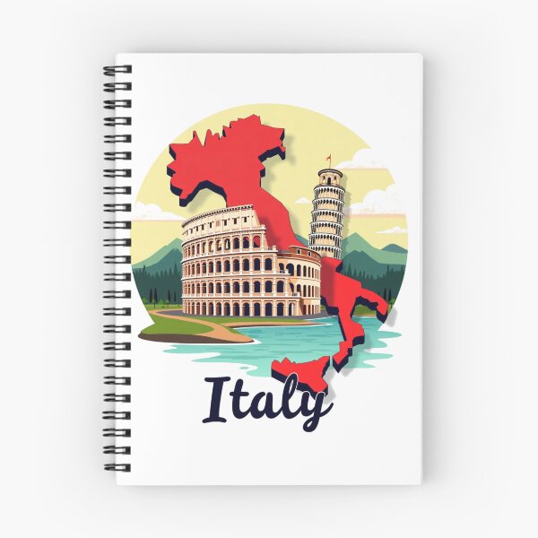 Item preview, Italy Map Unique Design Gift For Travelers designed and sold by UniqueDuoDesign.
