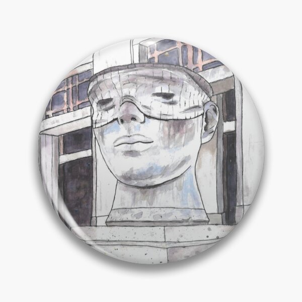 Item preview, Portrait of Courthouse Statue Watercolor Painting designed and sold by EasyPrints337.
