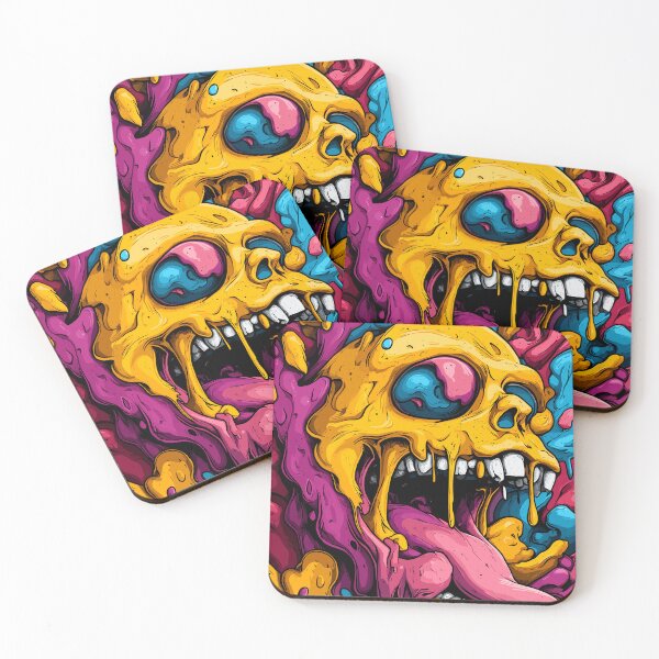 Item preview, abstract surreal skull designed and sold by shafranietz.