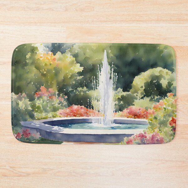 Item preview, Summer Fountain in Sunshine designed and sold by CalmnessbyChoice.