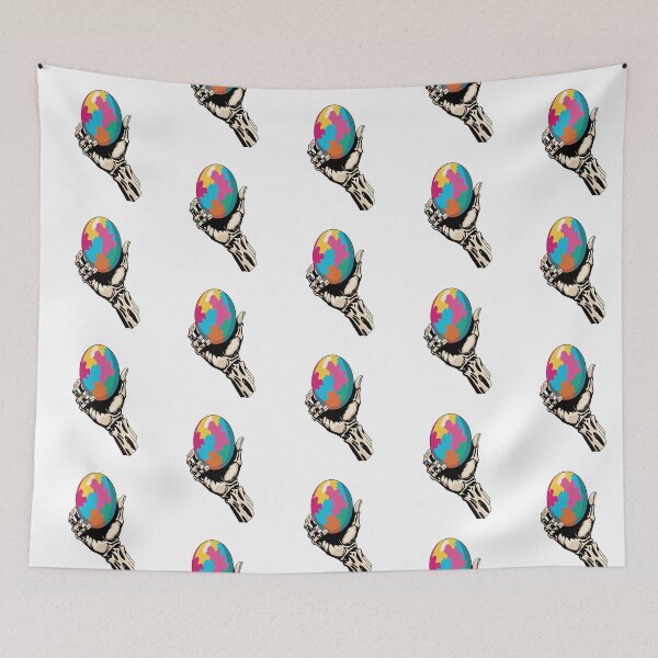 Item preview, Easter egg in skeleton hand designed and sold by SimoesArtistry.
