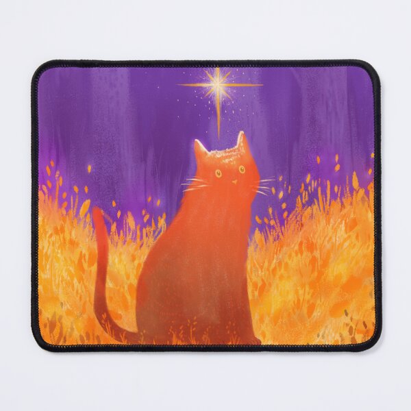 Item preview, Orange Autumn Cat Illustration designed and sold by lillaelilla.