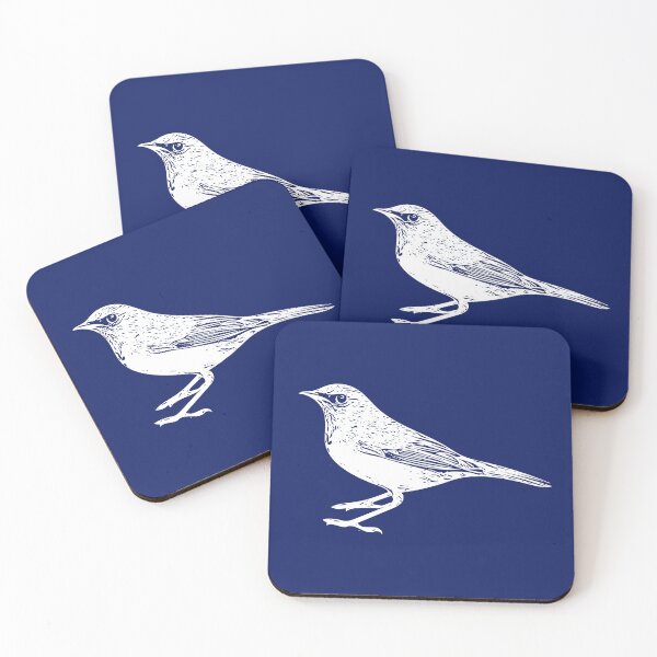 Item preview, Mourning Warbler White Design  designed and sold by designsasstultd.