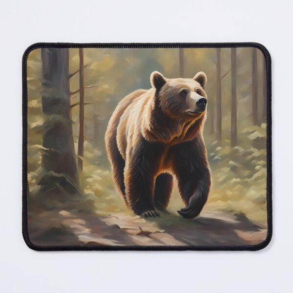 Item preview, Brown Bear in Forest designed and sold by CalmnessbyChoice.