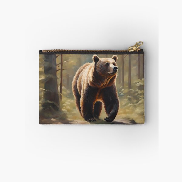Item preview, Brown Bear in Forest designed and sold by CalmnessbyChoice.