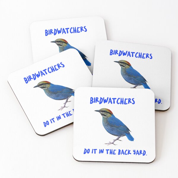 Item preview, Birdwatchers do it in the back yard. designed and sold by Qzmet.