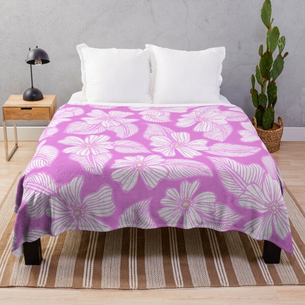 Item preview, Girly Hand Drawn Pretty Pink Flowers Pattern designed and sold by schorrnuff.