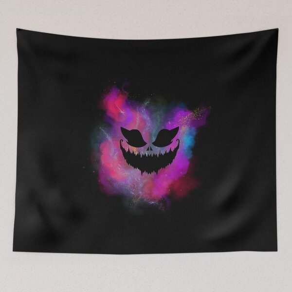 Item preview, Spooky Face in Colorful Mist: Halloween Vibes designed and sold by Zientala.