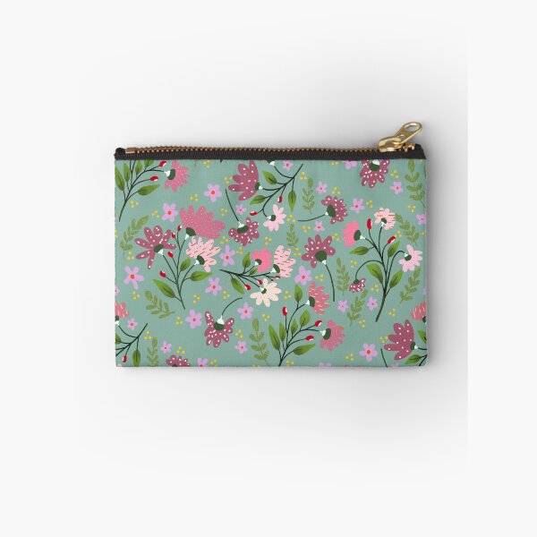 Item preview, Floral Whimsy on Teal designed and sold by SheilaMcDowell Design.