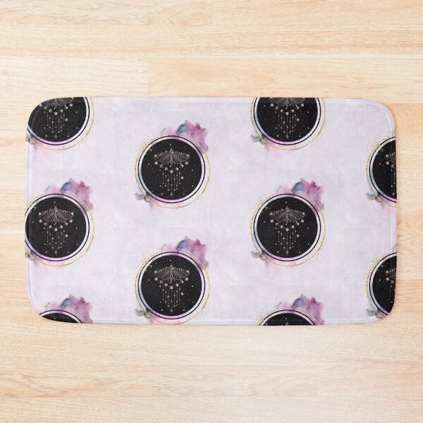Item preview, Moon Phase Lunar Moth Pink  designed and sold by WildWoodlandWitch.