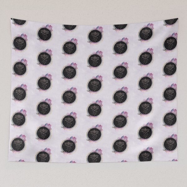 Item preview, Moon Phase Lunar Moth Pink  designed and sold by WildWoodlandWitch.