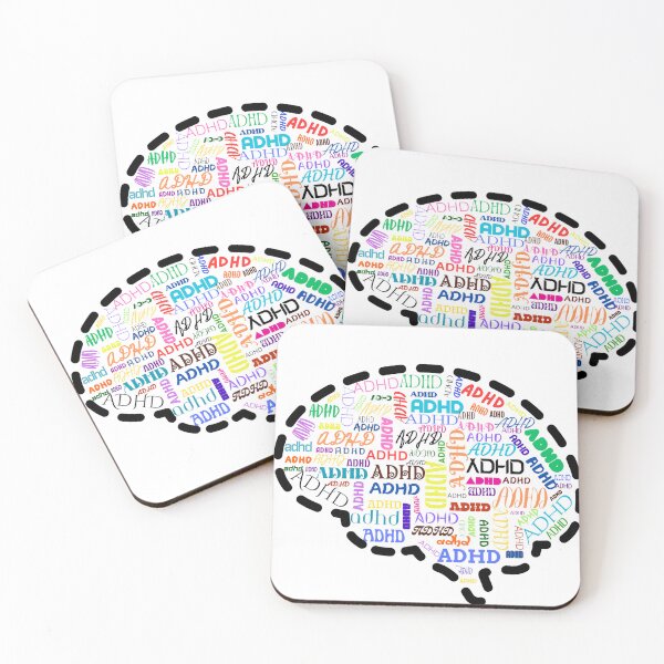 Item preview, Attention Deficit Hyperactivity Disorder Brain designed and sold by WillandWent.