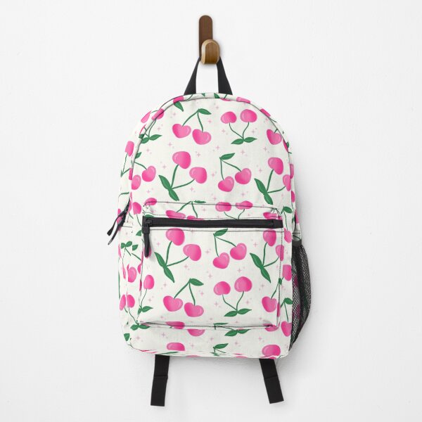 Item preview, Pink Heart Cherry Pattern designed and sold by Guided by Light Art.