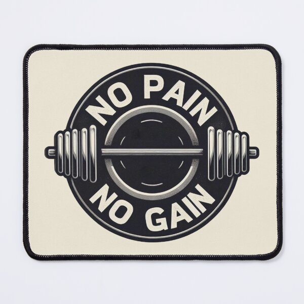 Item preview, No pain no gain motivation designed and sold by Rocklights.