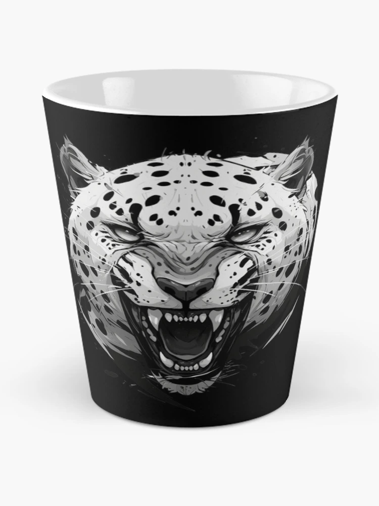 Thumbnail 2 of 4, Coffee Mug, Leopard, Angry Leopard, Beautiful Leopard designed and sold by PatternFly.