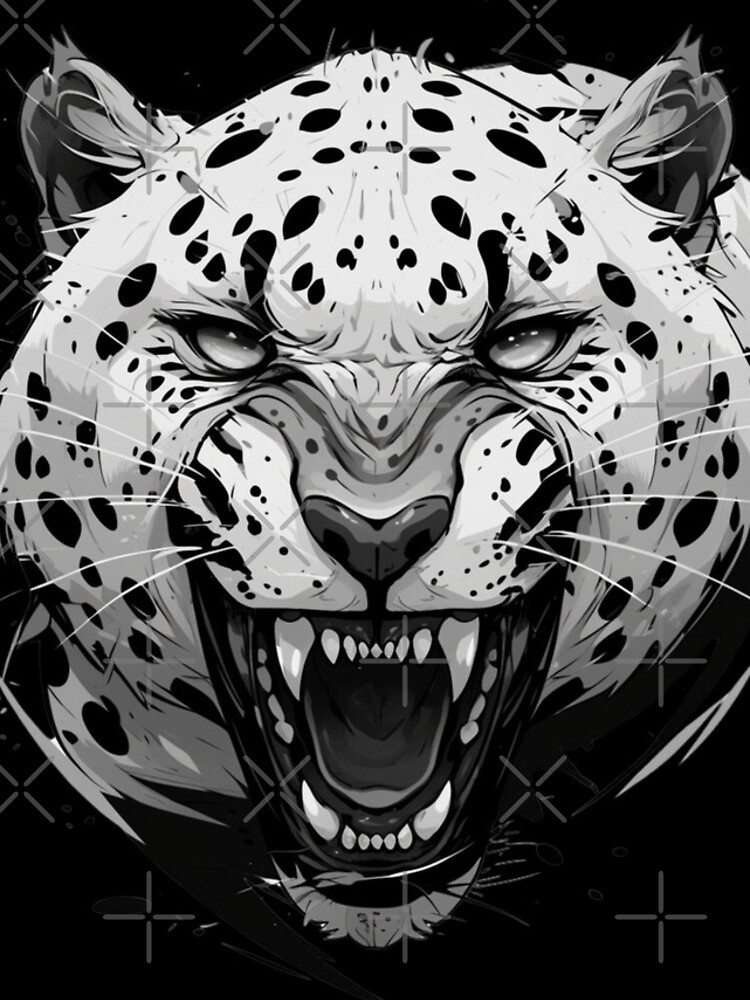 Thumbnail 4 of 4, iPhone Case, Leopard, Angry Leopard, Beautiful Leopard designed and sold by PatternFly.