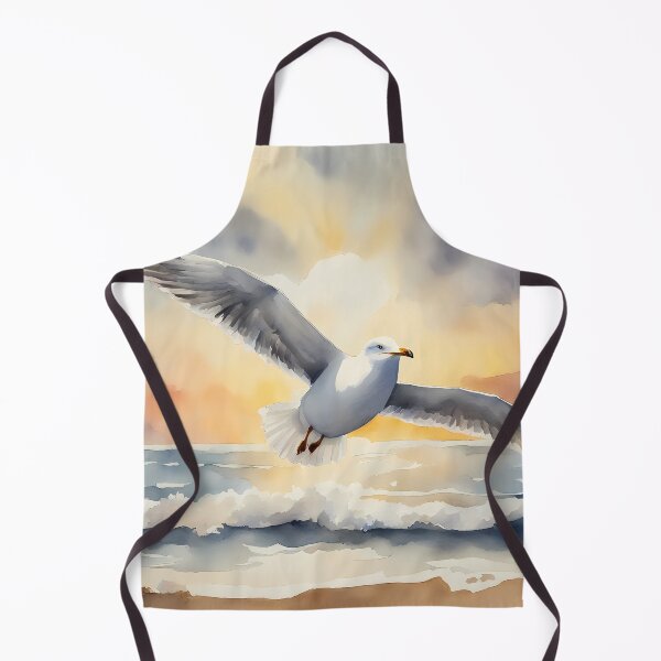 Item preview, Watercolor Seagull by Ocean Beach designed and sold by CalmnessbyChoice.