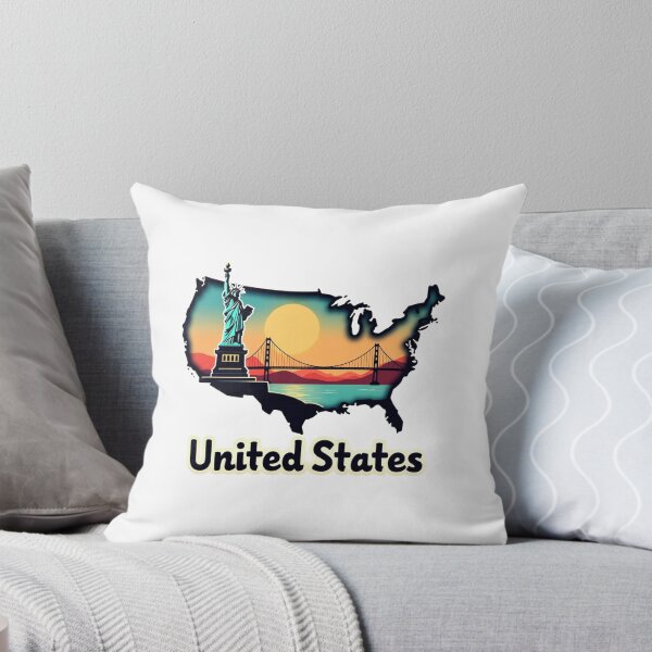 Item preview, United States Map Unique Design Gift For Travelers designed and sold by UniqueDuoDesign.