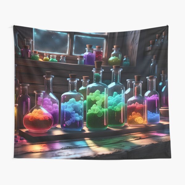 Item preview, A.I. Psychedelic Potions and Elixirs 0003 FunFractals ChromaDepth 3D designed and sold by FunFractals.