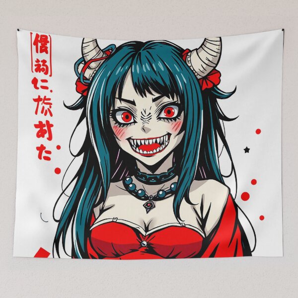 Item preview, Halloween Manga Monster Girl Anime Horror Fantasy designed and sold by AnimeMangaGirls.