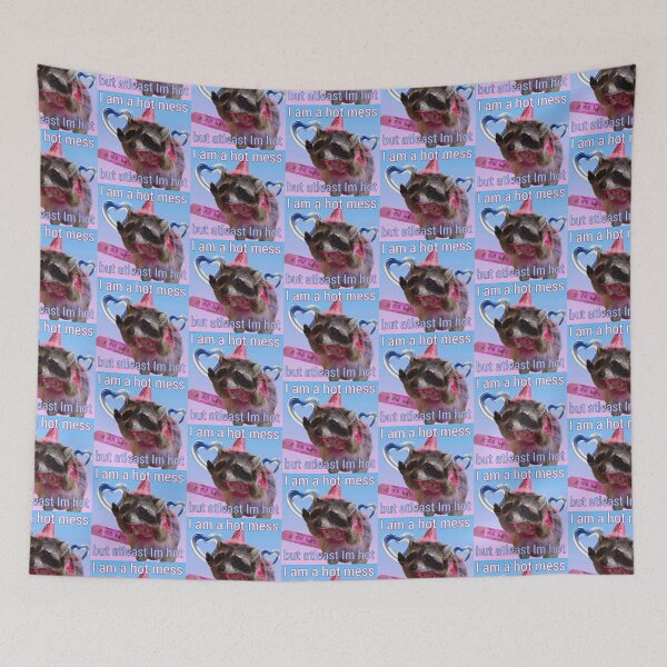 Item preview, Funny meme motivational raccoon  designed and sold by loveleia.