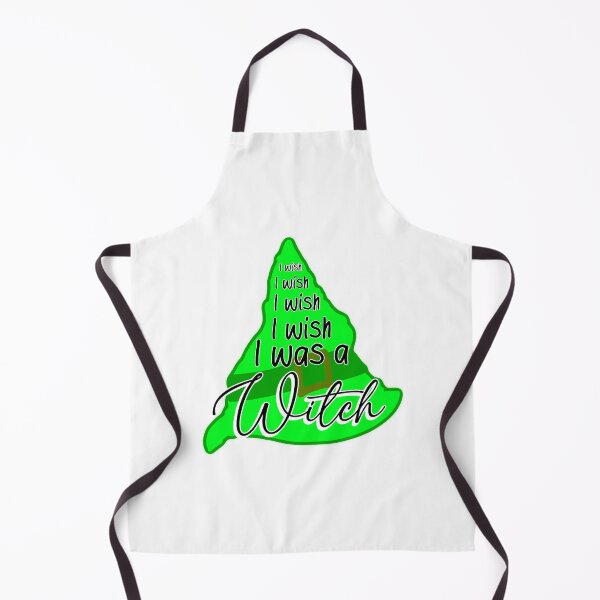Item preview, “I Wish I Was A Witch” - Spooky and Cozy Halloween Design in Green designed and sold by TeaLimeTwo.