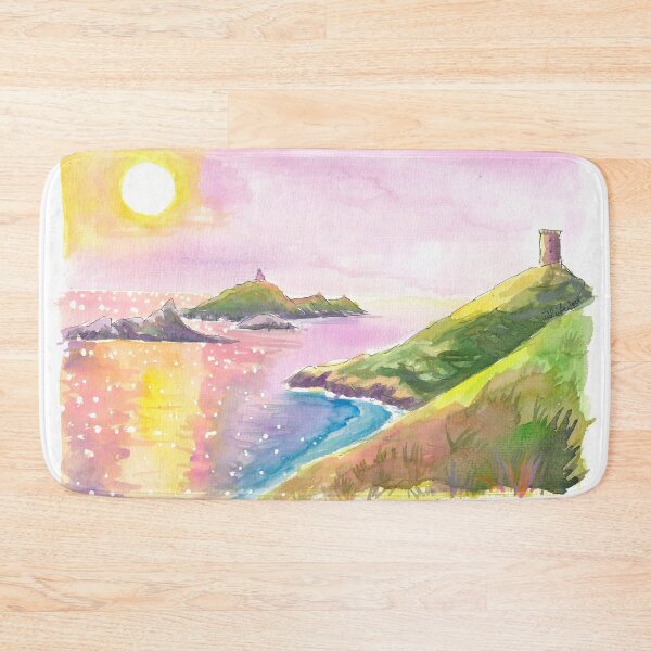 Item preview, Pointe de la Parata Corsica Sunset with View of Sanguinaires Islands designed and sold by artshop77.