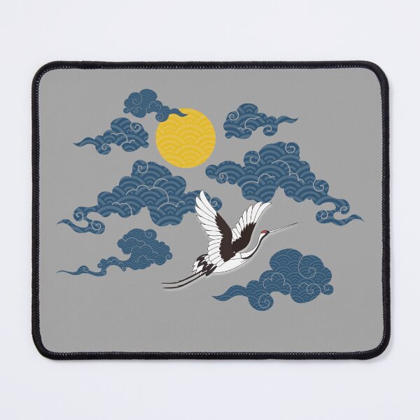 Item preview, Japanese Clouds, Japan, Cranes Manchuria, Japanese Art designed and sold by StilePazzia.