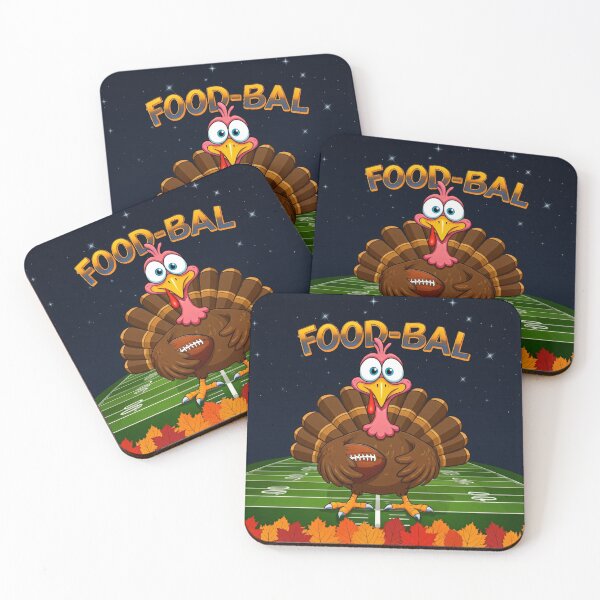 Item preview, Turkey on the Field Thanksgiving Food-Bal designed and sold by maritas22.