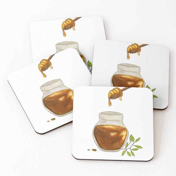 Item preview, Greek honey - food illustration designed and sold by the little fennec.