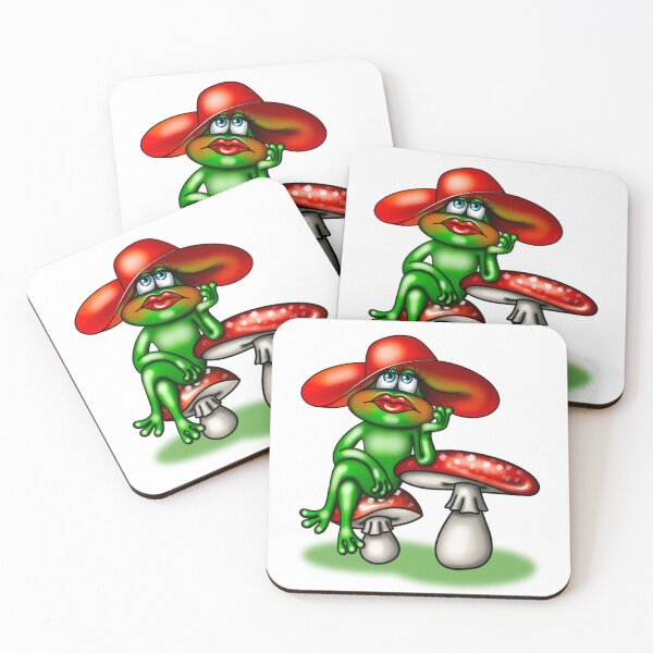 Item preview, Rana y hongos. designed and sold by Tatjana Zaichenkova.