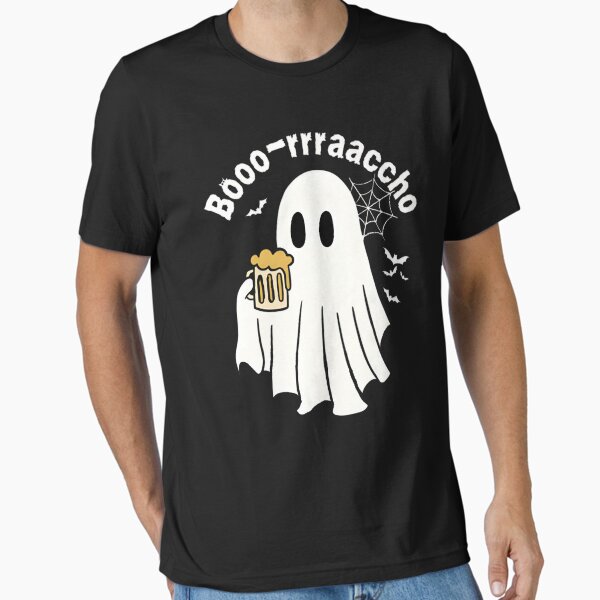 Boo rracho , Halloween, Latino halloween, Funny , Mexican, Spanish Halloween, Drunk Ghost,Spooky Essential T-Shirt
