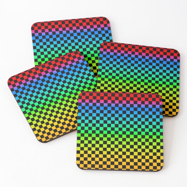 Item preview, Checkered Rainbow designed and sold by MonkiFlipp.