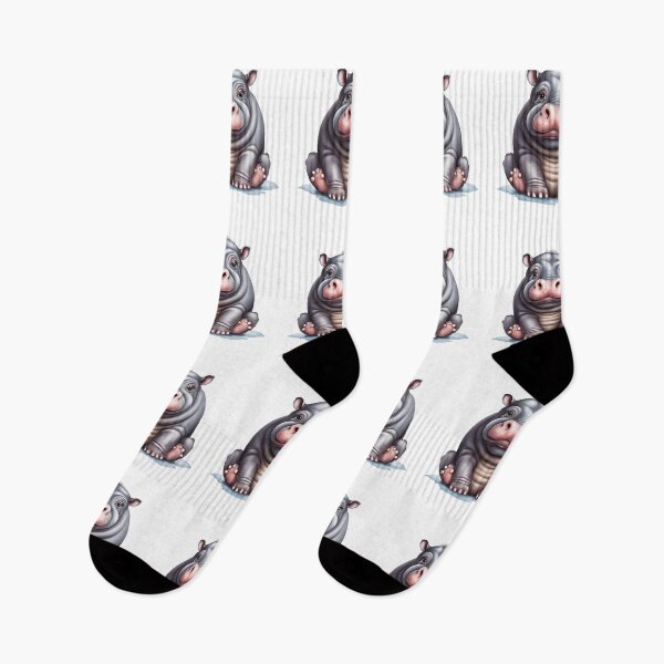 Item preview, Cute Viral Hippo "Moo Deng" Merchandise – T-Shirts, Mugs & Gifts on Redbubble designed and sold by MiszungART.