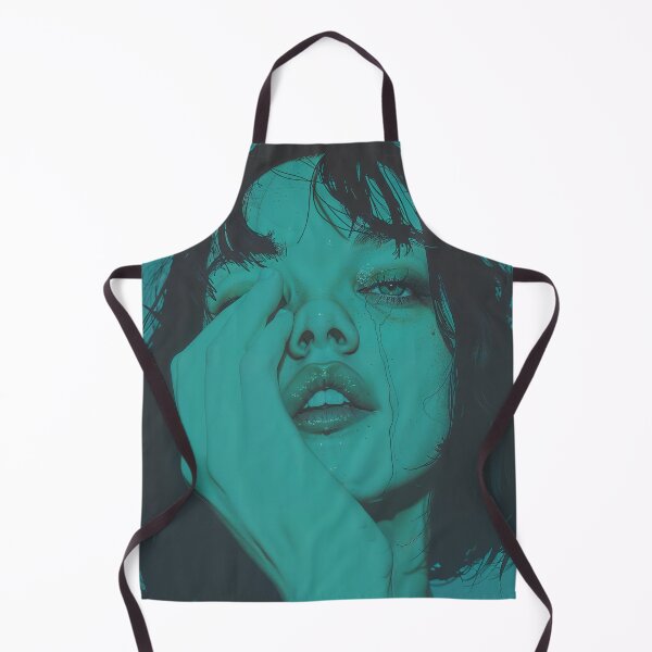 Item preview, Ethereal Portrait in Aquatic Tones designed and sold by kaileena-ai.