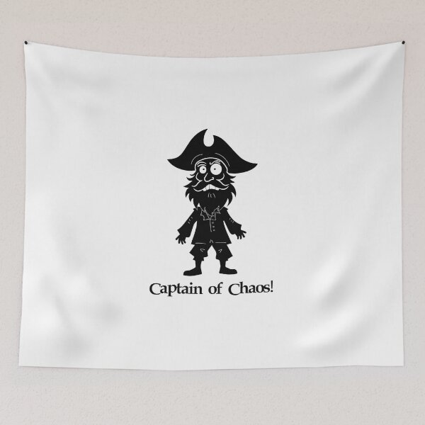 Item preview, Captain of Chaos! – Pirate Artwork by Indian Artist Kartick Dutta designed and sold by KARTICK DUTTA.