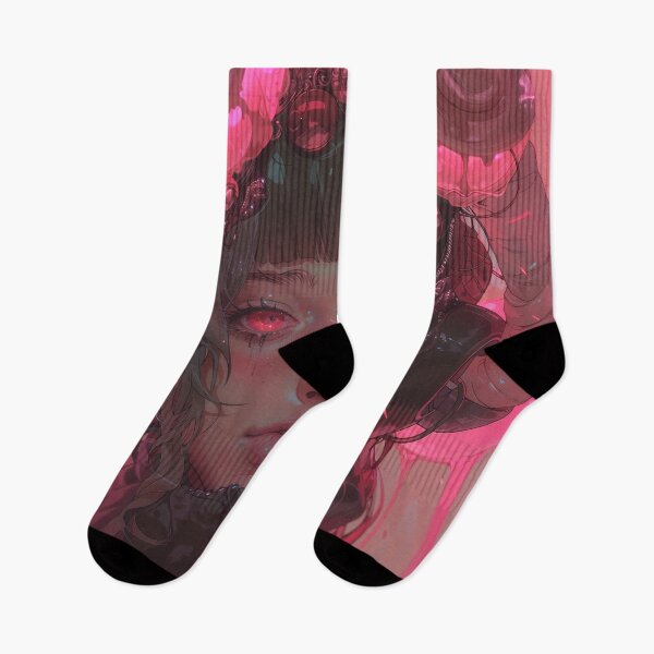 Item preview, Neon Drip Cyberpunk Portrait designed and sold by kaileena-ai.