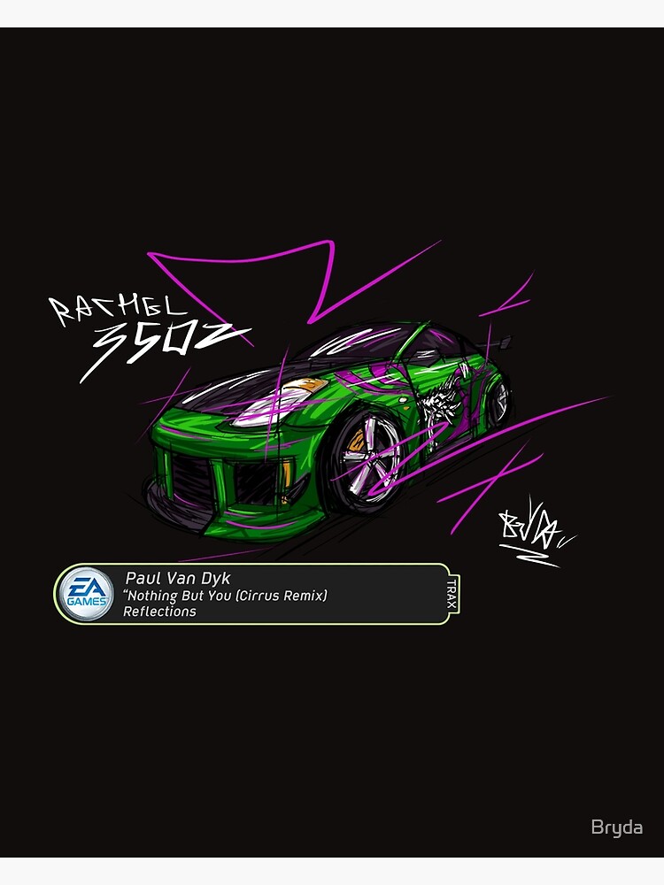 ポスター nao Rachel's Nissan 350Z Need for Speed Underground 2