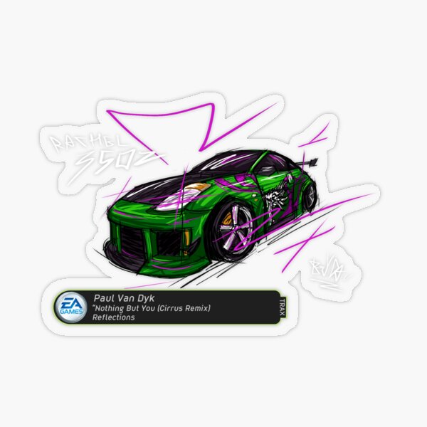 ポスター nao Rachel's Nissan 350Z Need for Speed Underground 2