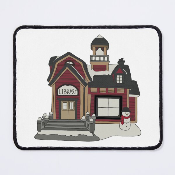 Item preview, Christmas Village Library designed and sold by marymaevan.