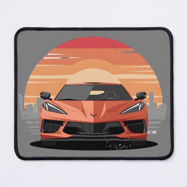 Item preview, Corvette C8 Series with a Retro Sunset designed and sold by Digital Studio D.