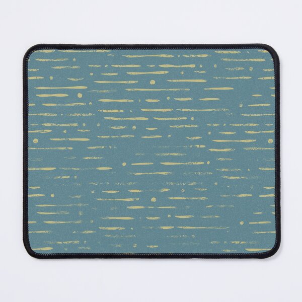 Item preview, Dot-Dash Distressed Pattern - Peacock + Gold designed and sold by Irene Estelle.