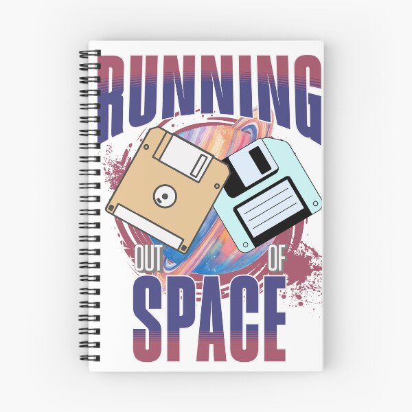 Item preview, Retro Floppy Disk "Running Out of Space" Design designed and sold by ArtifySpace.