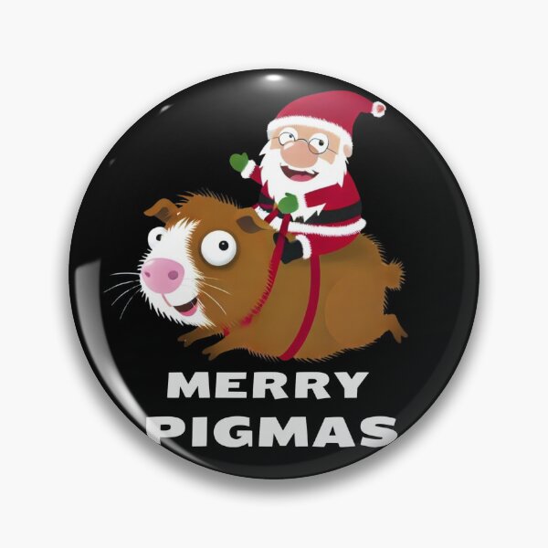 Item preview, Merry Pigmas Santa on Guinea Pig Funny Christmas designed and sold by MilkyForest.