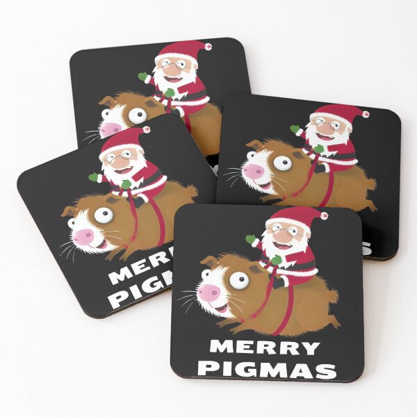 Item preview, Merry Pigmas Santa on Guinea Pig Funny Christmas designed and sold by MilkyForest.
